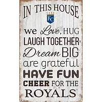 Kansas City Royals 11'' x 19'' Team In This House Sign