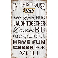 VCU Rams 11'' x 19'' Team In This House Sign
