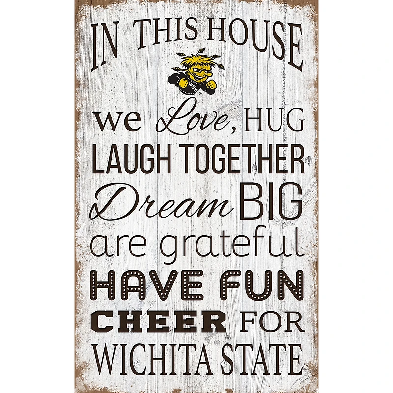 Wichita State Shockers 11'' x 19'' Team In This House Sign