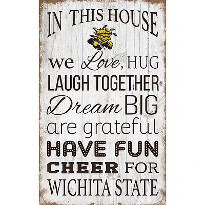 Wichita State Shockers 11'' x 19'' Team In This House Sign
