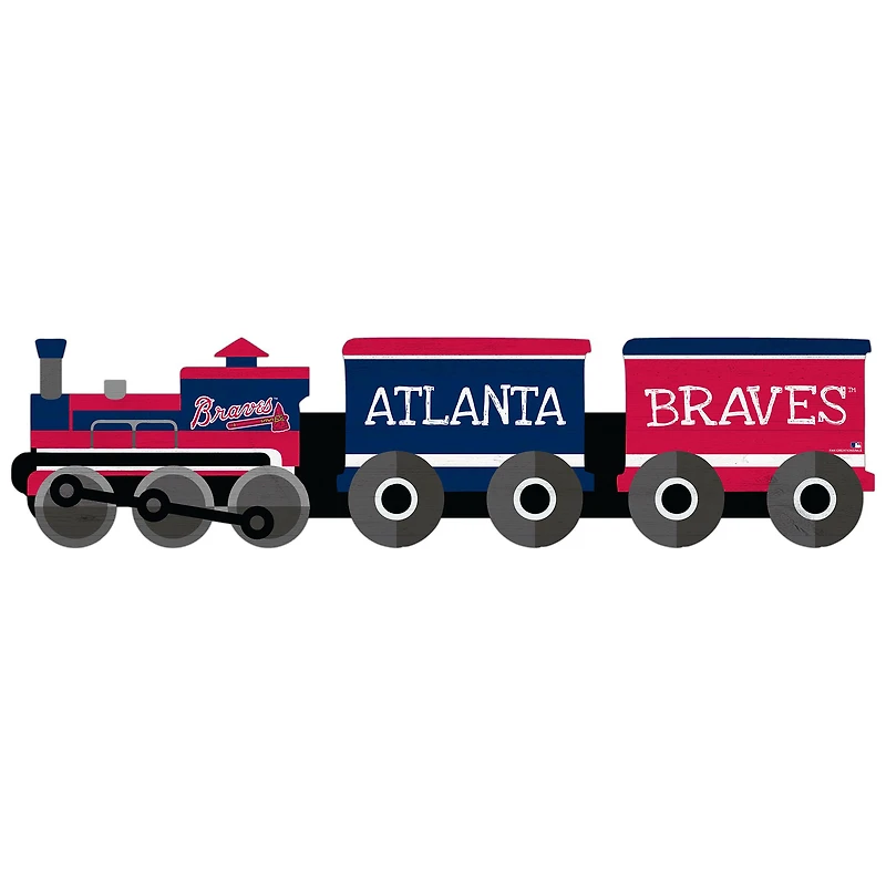 Atlanta Braves 6'' x 24'' Train Cutout Sign