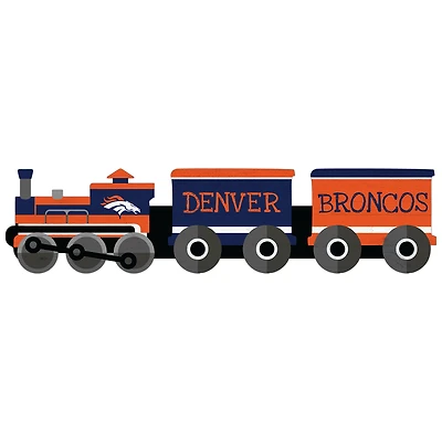 Denver Broncos 6'' x 24'' Train Cutout Sign