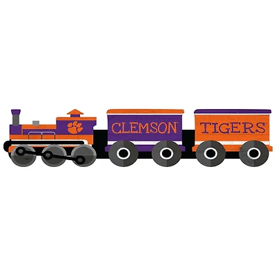 Clemson Tigers 6'' x 24'' Train Cutout Sign
