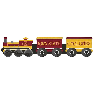 Iowa State Cyclones 6'' x 24'' Train Cutout Sign