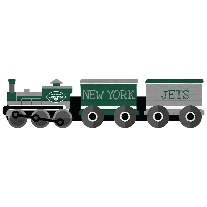 New York Jets 6'' x 24'' Train Cutout Sign