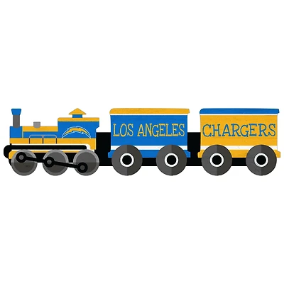 Los Angeles Chargers 6'' x 24'' Train Cutout Sign