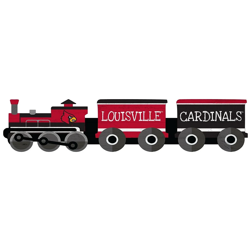 Louisville Cardinals 6'' x 24'' Train Cutout Sign