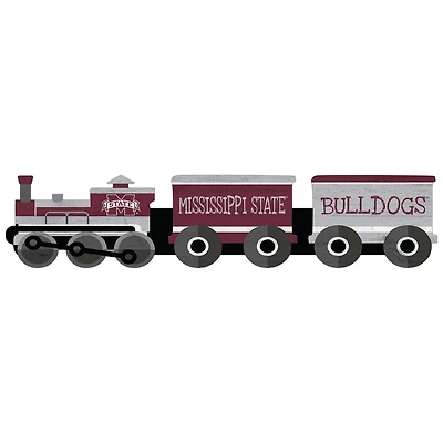 Mississippi State Bulldogs 6'' x 24'' Train Cutout Sign