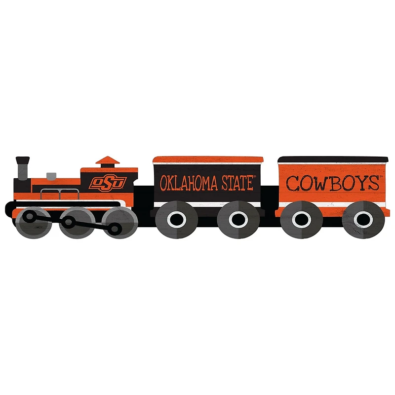 Oklahoma State Cowboys 6'' x 24'' Train Cutout Sign
