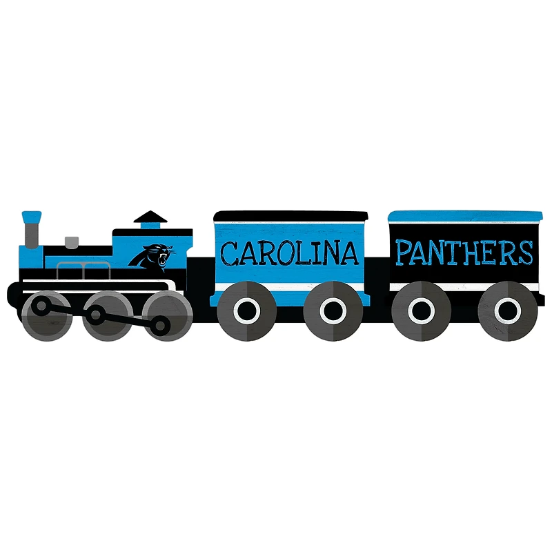 Carolina Panthers 6'' x 24'' Train Cutout Sign