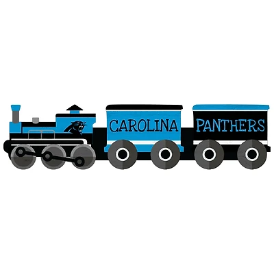 Carolina Panthers 6'' x 24'' Train Cutout Sign