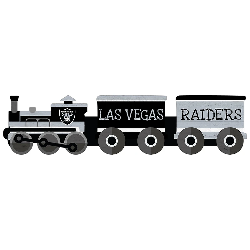 Las Vegas Raiders 6'' x 24'' Train Cutout Sign