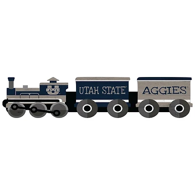 Utah State Aggies 6'' x 24'' Train Cutout Sign