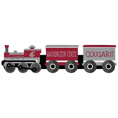 Washington State Cougars 6'' x 24'' Train Cutout Sign