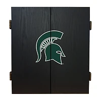 Imperial Michigan State Spartans Fans Choice Dartboard Cabinet