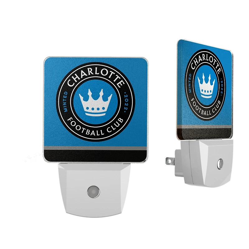 Charlotte FC Team Stripe Nightlight 2-Pack