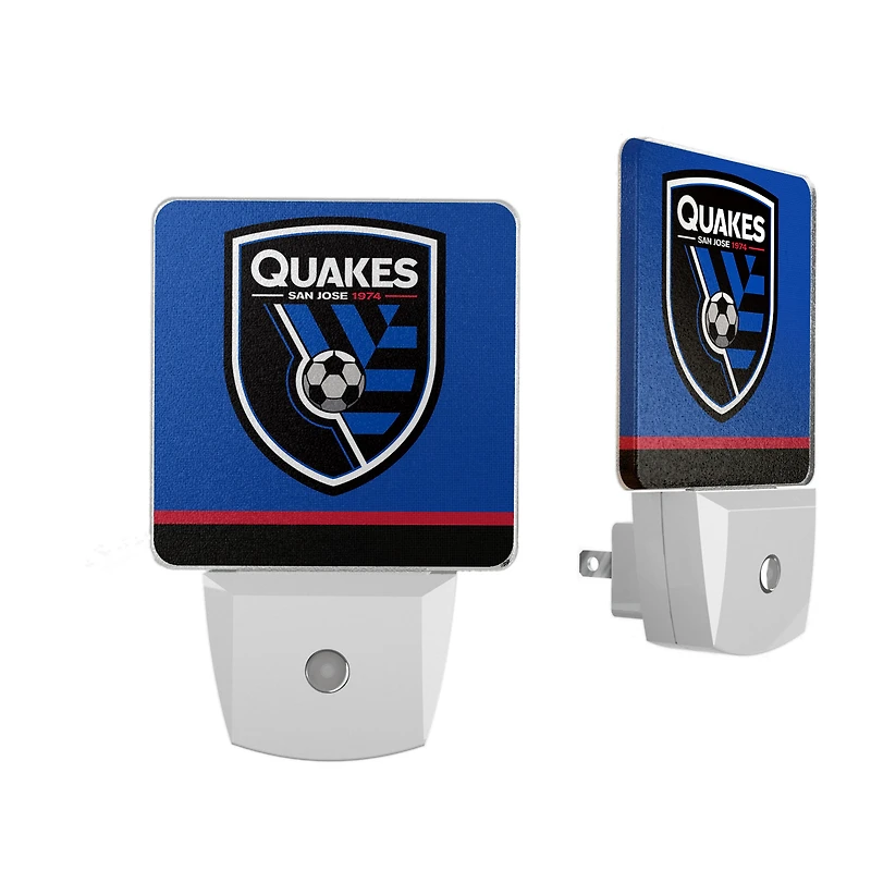 San Jose Earthquakes Team Stripe Nightlight 2-Pack