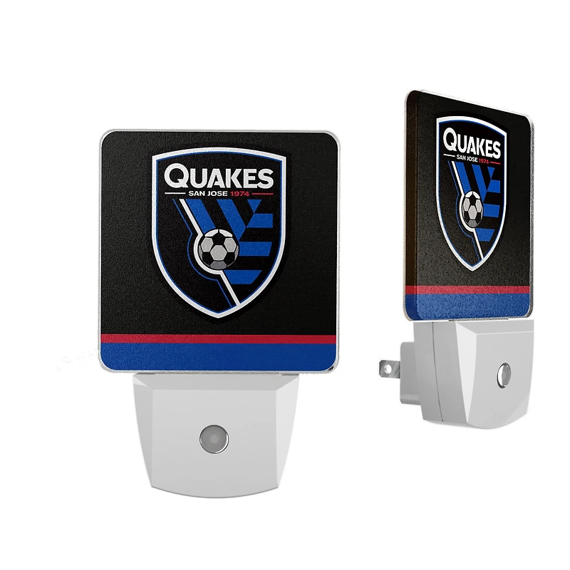 San Jose Earthquakes Team Striped Nightlight 2-Pack