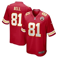 Men's Nike Blake Bell Red Kansas City Chiefs Game Player Jersey