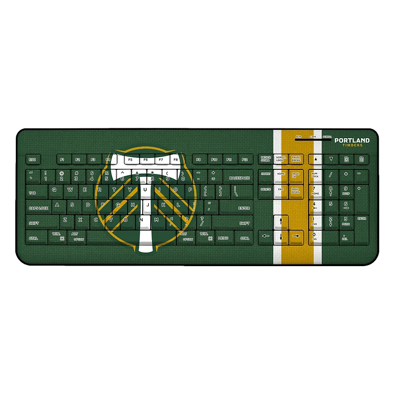 Portland Timbers Team Stripe Wireless Keyboard