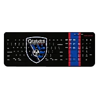 San Jose Earthquakes Team Striped Wireless Keyboard