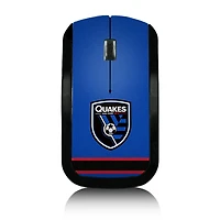San Jose Earthquakes Team Stripe Wireless Mouse