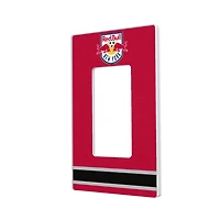 New York Red Bulls Stripe Design Single Rocker Lightswitch Plate