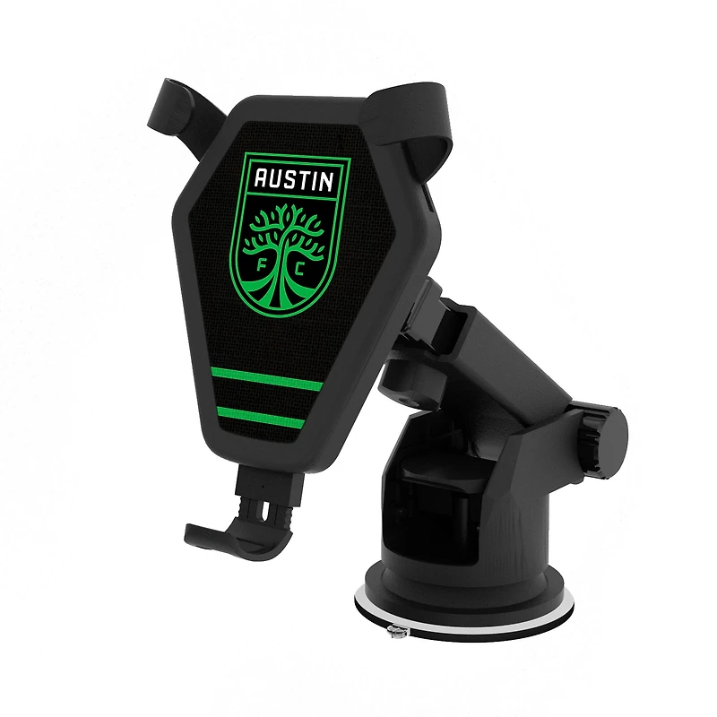 Austin FC Stripe Design Wireless Car Charger