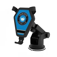 Charlotte FC Stripe Design Wireless Car Charger