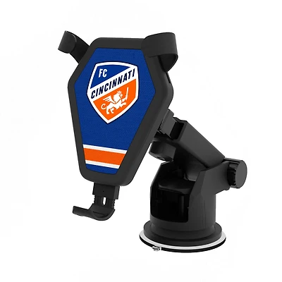 FC Cincinnati Stripe Design Wireless Car Charger
