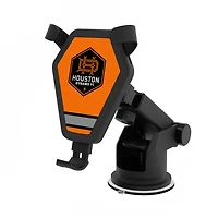 Houston Dynamo FC Stripe Design Wireless Car Charger