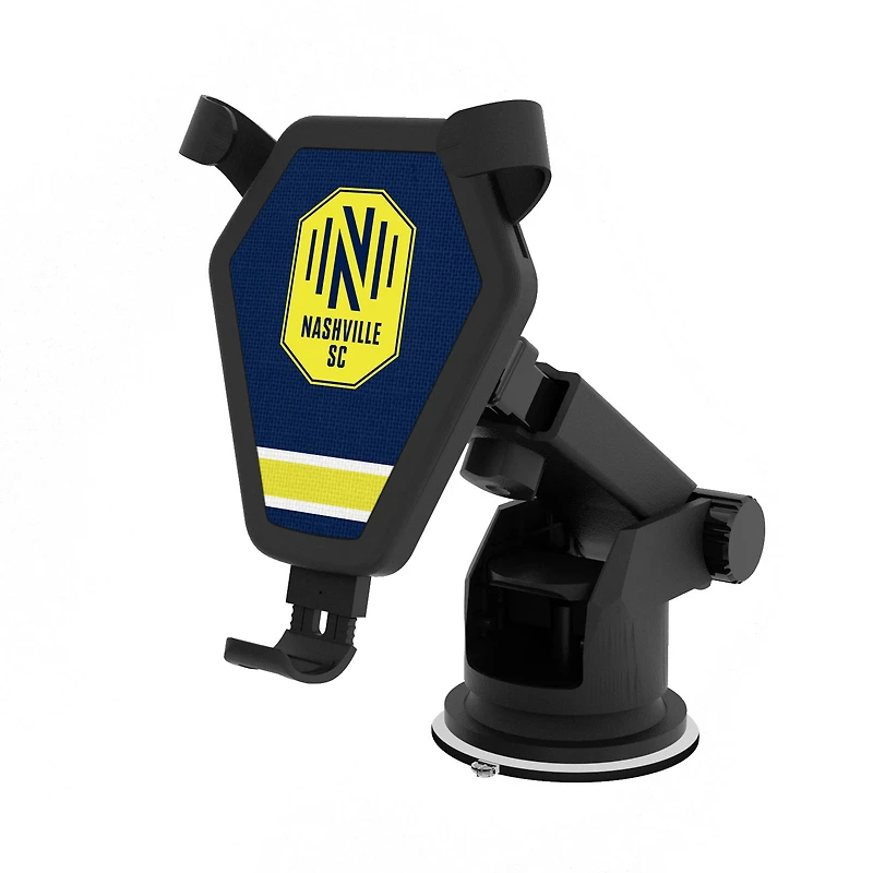 Nashville SC Stripe Design Wireless Car Charger