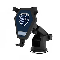 Sporting Kansas City Stripe Design Wireless Car Charger