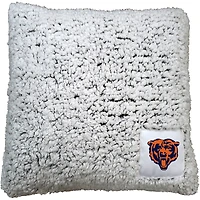 Chicago Bears 16'' x 16'' Frosty Sherpa Pillow