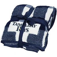 Tampa Bay Rays 50'' x 60'' Buffalo Check Frosty Fleece Blanket