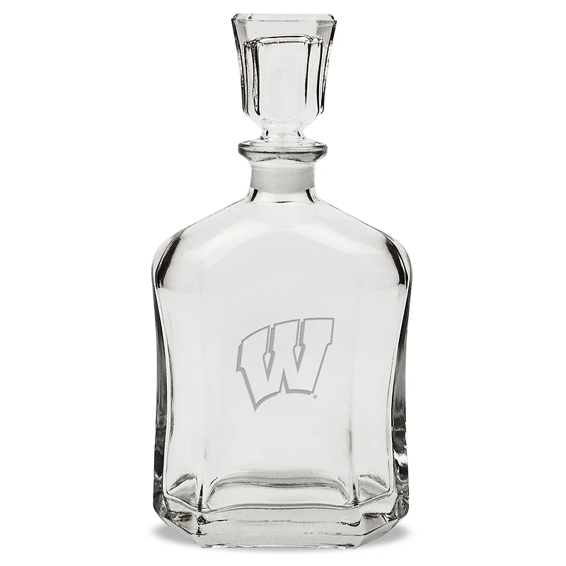 Wisconsin Badgers 23.75oz. Crystal Decanter