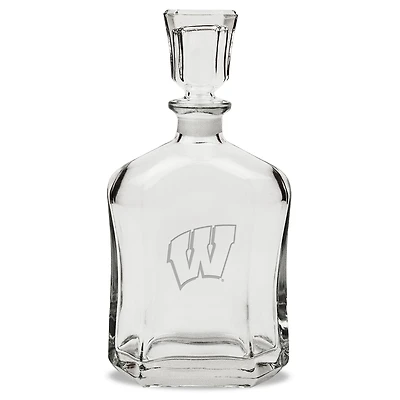 Wisconsin Badgers 23.75oz. Crystal Decanter