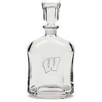 Wisconsin Badgers 23.75oz. Crystal Decanter