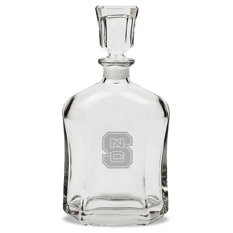NC State Wolfpack 23.75oz. Crystal Decanter