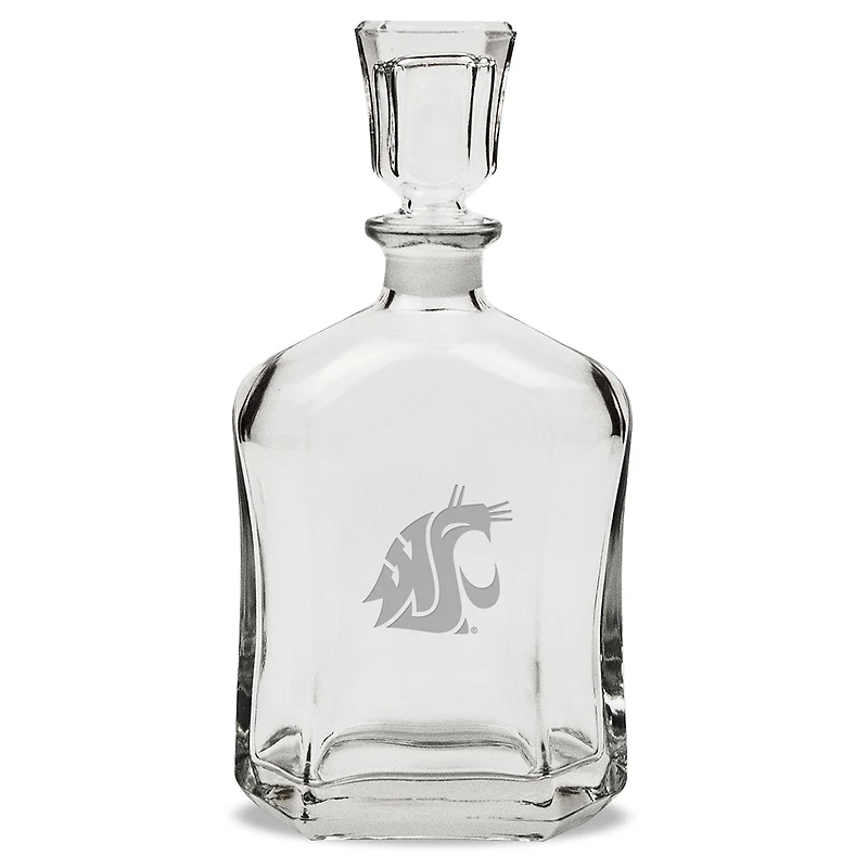 Washington State Cougars 23.75oz. Crystal Decanter