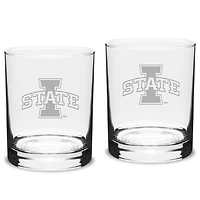 Iowa State Cyclones 2-Piece 14oz. Classic Double Old-Fashioned Glass Set