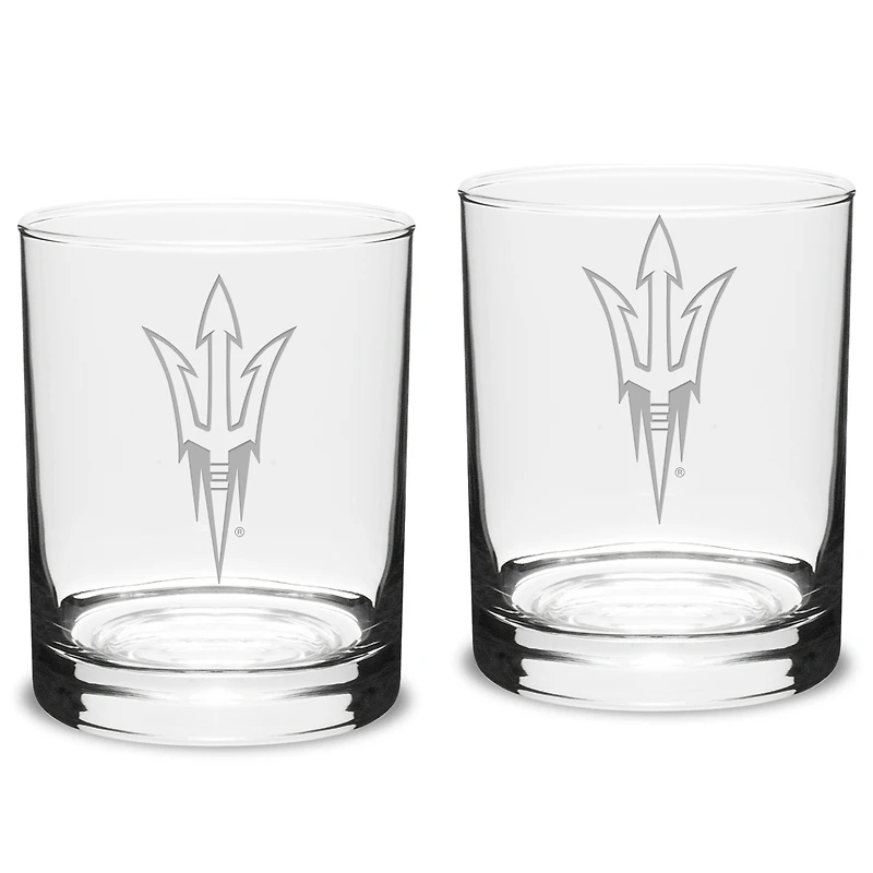 Arizona State Sun Devils 2-Piece 14oz. Classic Double Old-Fashioned Glass Set