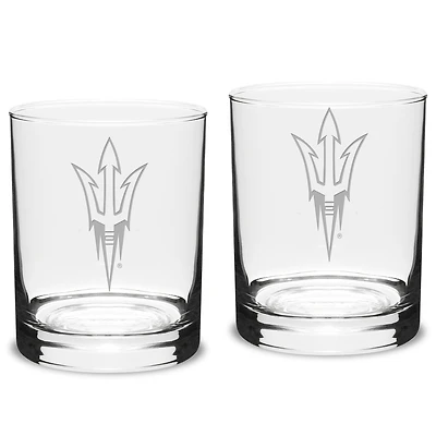 Arizona State Sun Devils 2-Piece 14oz. Classic Double Old-Fashioned Glass Set