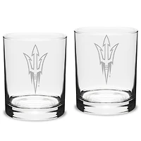 Arizona State Sun Devils 2-Piece 14oz. Classic Double Old-Fashioned Glass Set