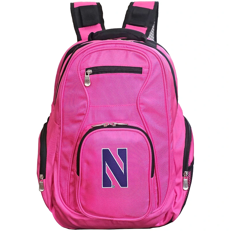 MOJO Pink Northwestern Wildcats 19" Premium Laptop Backpack