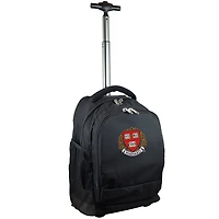 MOJO Harvard Crimson 19'' Premium Logo Wheeled Backpack