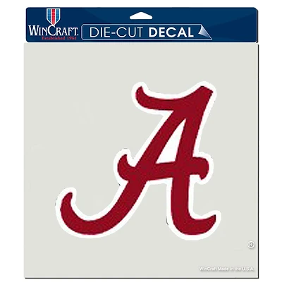 WinCraft  Alabama Crimson Tide 8" x 8" Color Car Decal