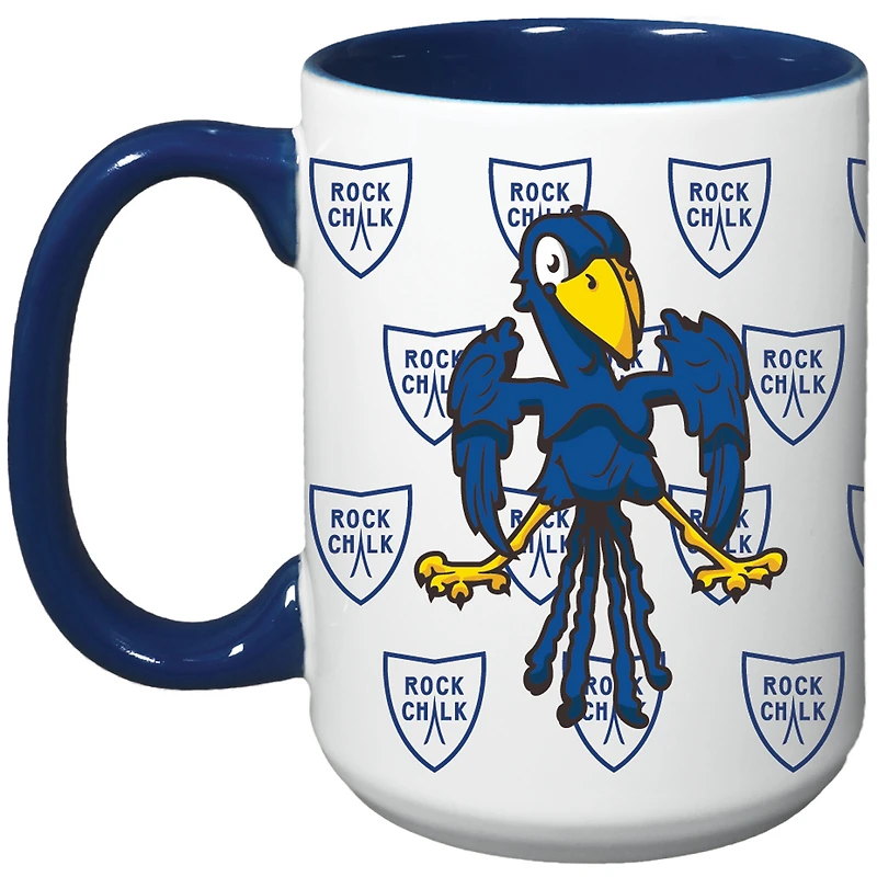 Kansas Jayhawks 15oz. Vintage Repeat Java Mug