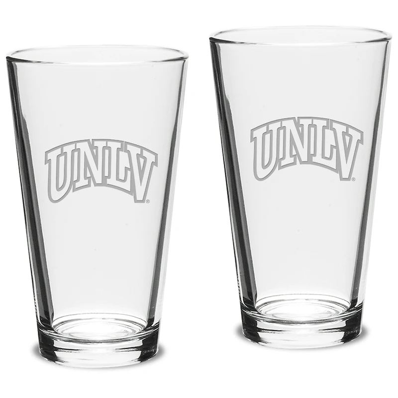 UNLV Rebels 2-Piece 16oz. Classic Pub Glass Set