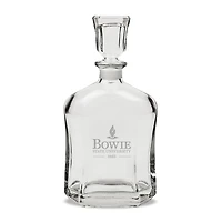 Bowie State Bulldogs 23.75oz. Crystal Decanter